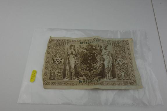 Beautiful Old Paper Money Reichsbantnote 1000 mark