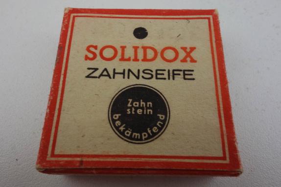 In a mint condition a package of German Tooth Paste