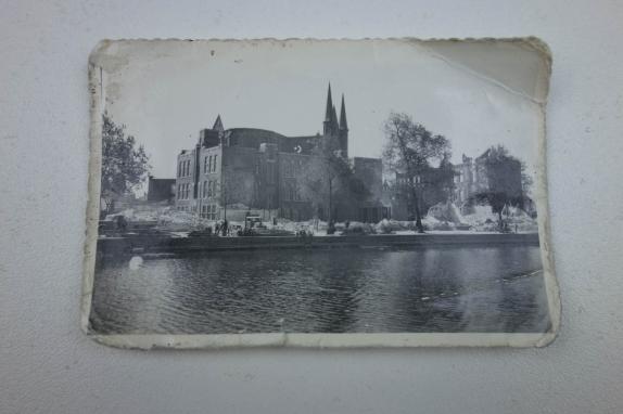 a picture of rotterdam after the bombing