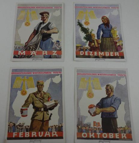 Set of 4 'Winterhilfswerke'