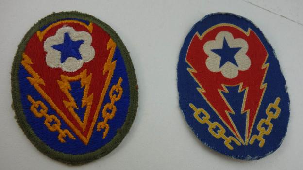 set off  2 US WW2 ETO Patch