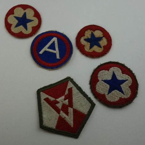 set of 5 amerikaanse ww2 patches