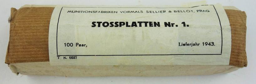 a full package off  stossplatten nr 1 in mint condition