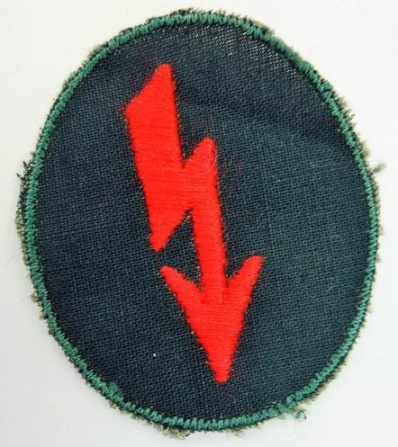 German Funker artillery arm patch