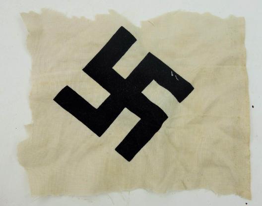 a German swastika armband very nice condition