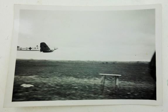 a german picture with a airplane