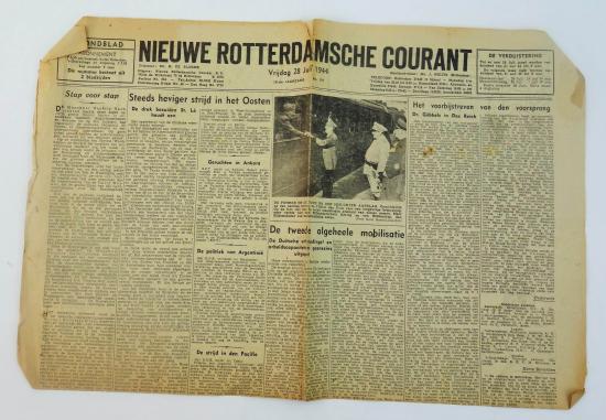 a  Dutch newspaper the rotterdamsche courant