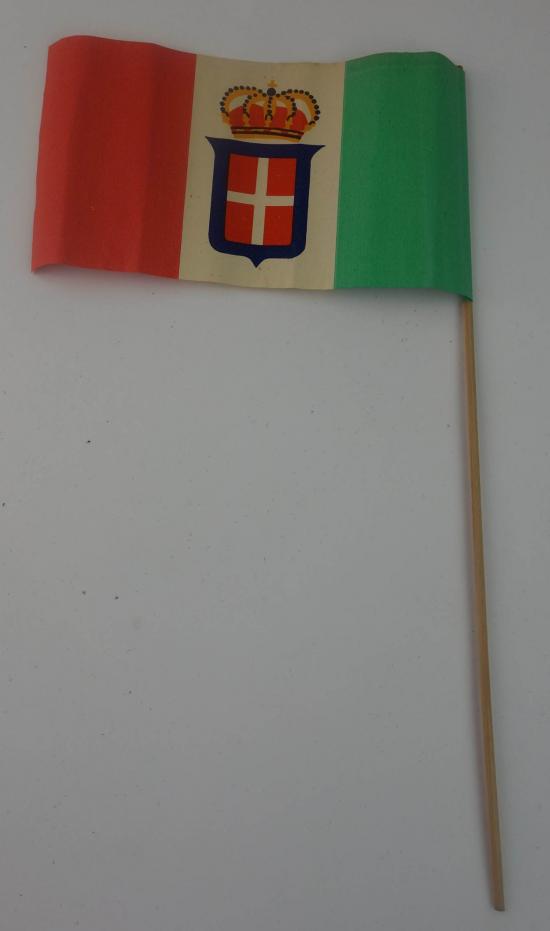 a Italian paper flag