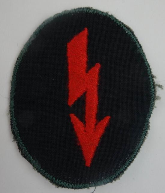 German Funker artillery arm patch