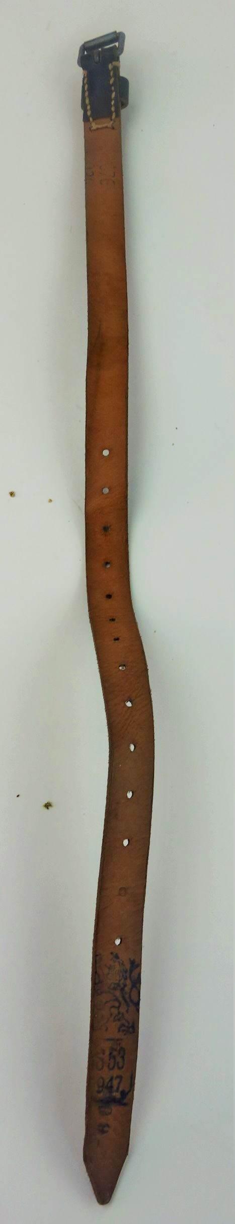 a German Wehrmacht/Luftwaffe Equipment strap.