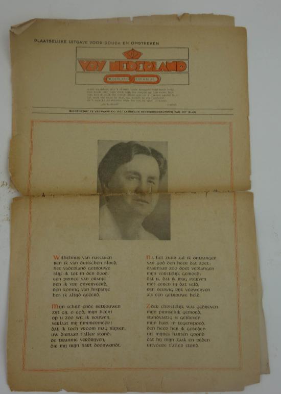 a dutch ww2 period news paper