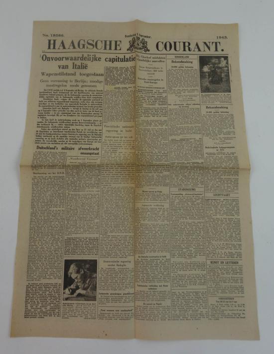 a Dutch newspaper the haagsche courant