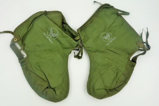 A pair of un-issued US army air force issue heated bootees