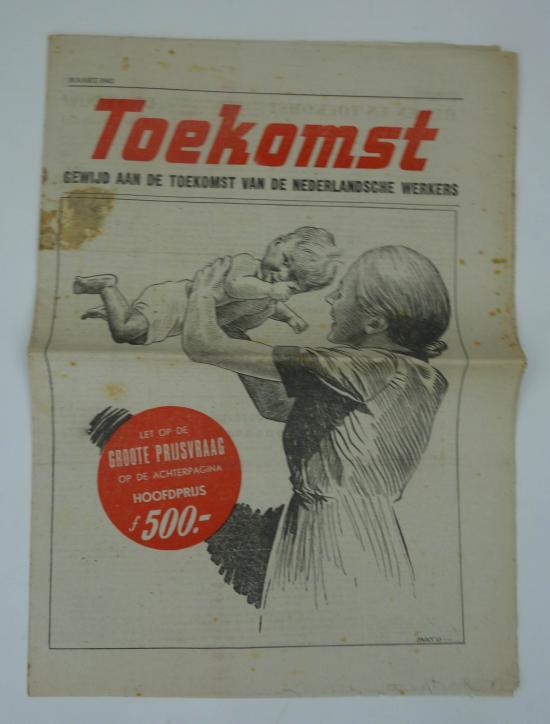 Dutch ww2 nsb newspaper in nice used condition the 