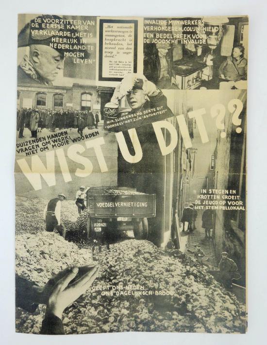a rare dutch ww2 nsb flyer in top condition