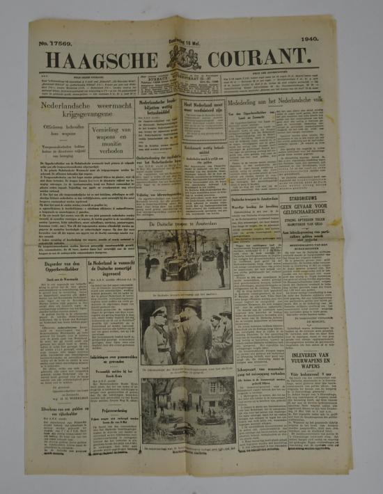 a Dutch newspaper the haagsche courant