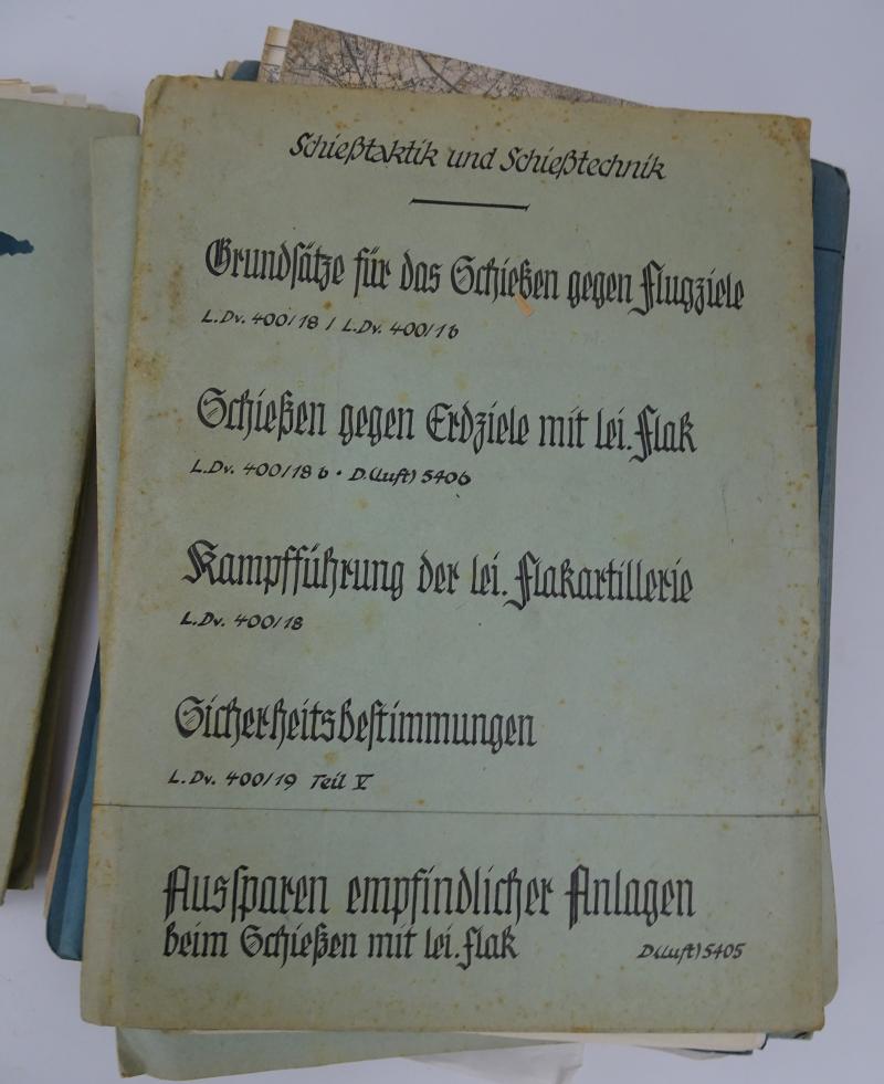 German Armee-Waffenschule Norway file with documents