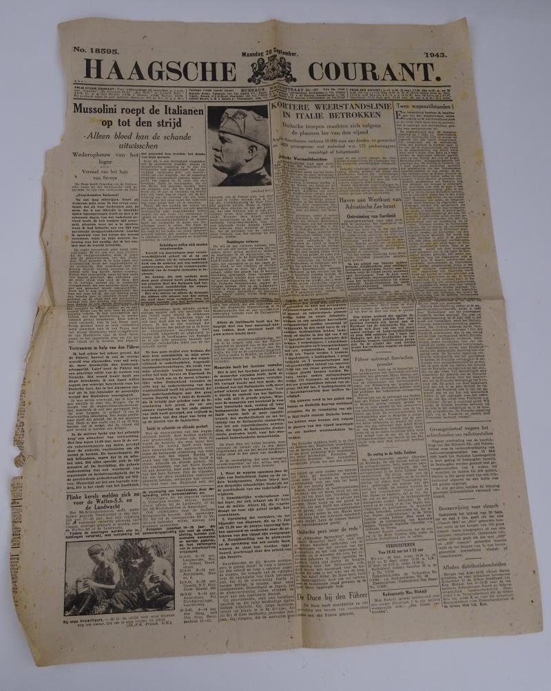 a Dutch newspaper the haagsche courant
