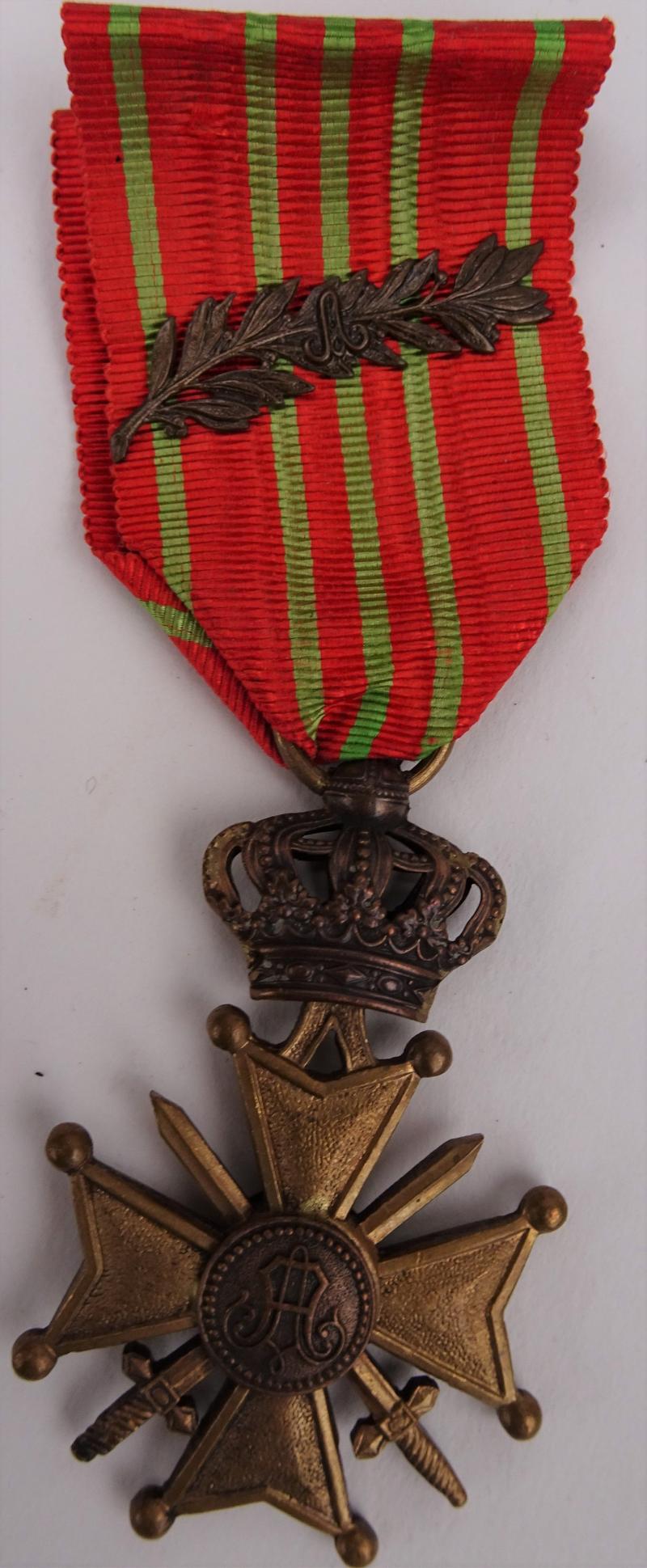 belgian war cross 1914/1918 medal