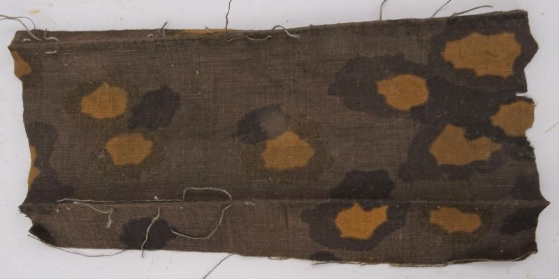 a piece or fabric from the waffen ss in oak camo