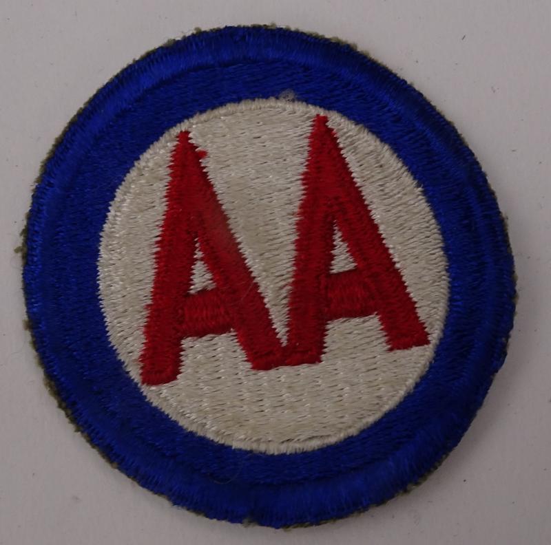 a ww2 shoulder patch for the U S Army Anti-Aircraft Command.