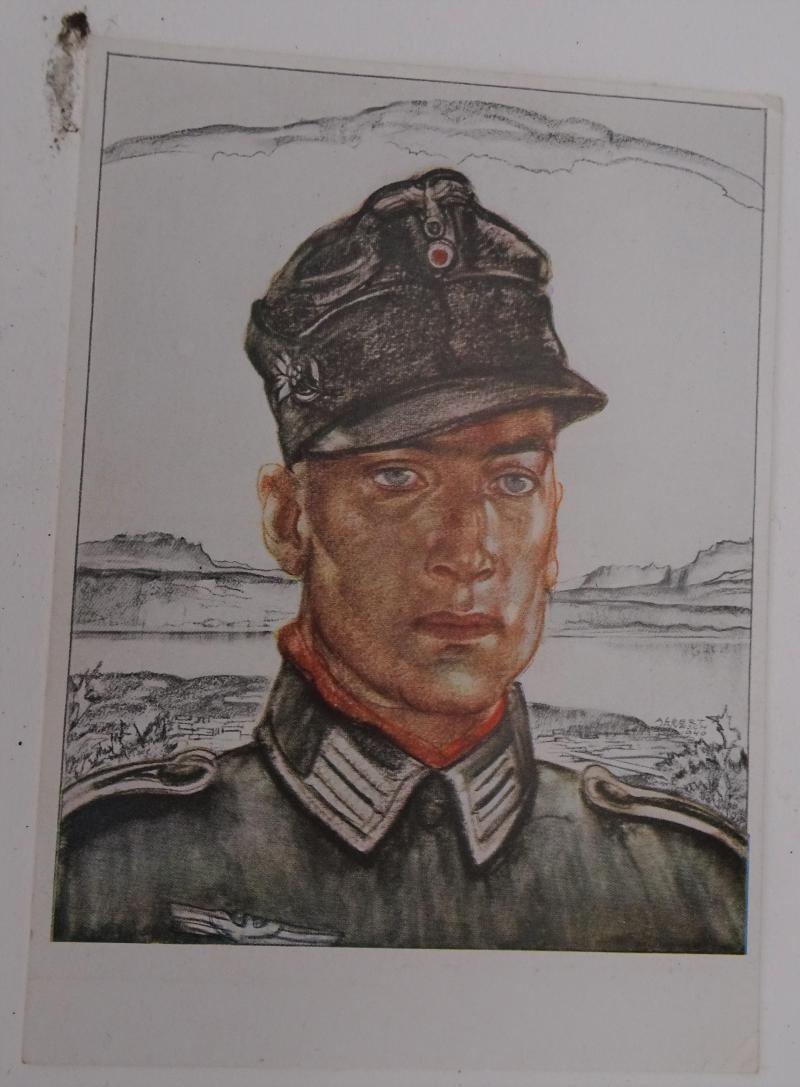 a german ww2 pre-war drawn post
