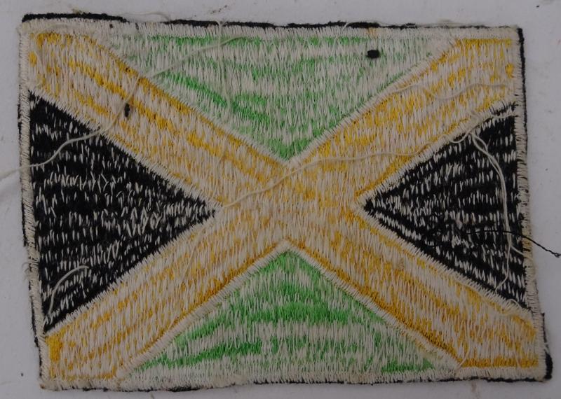 A jamaica flag patch