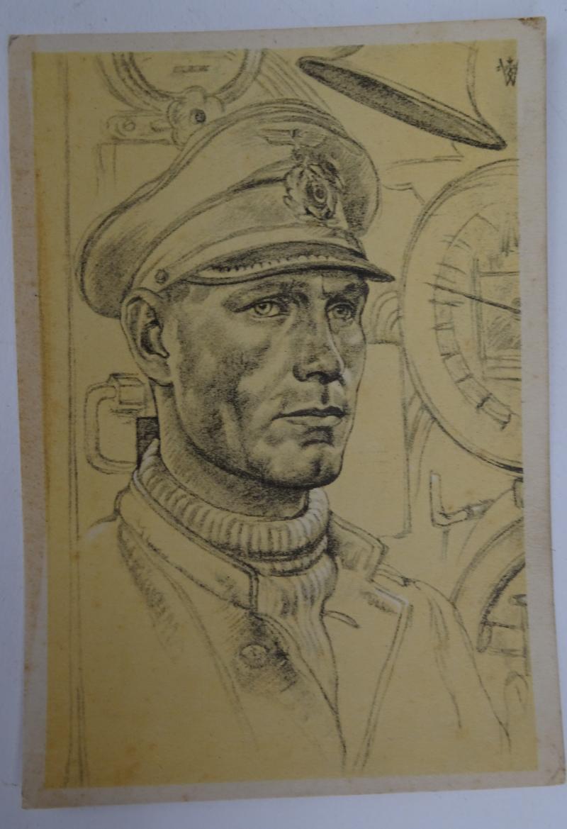 a german ww2 pre-war drawn post