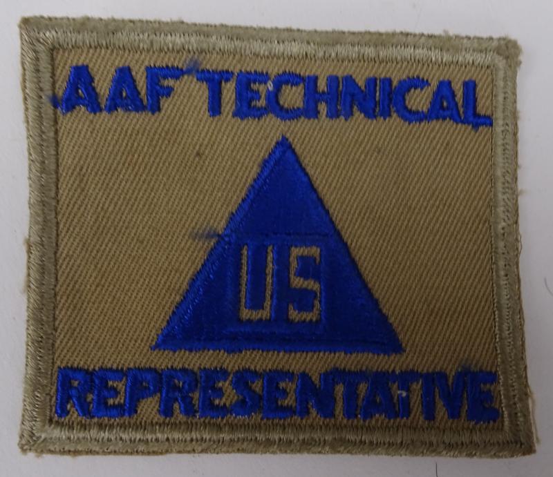 US Army AAF Technical Representative Non-Combatant Patch