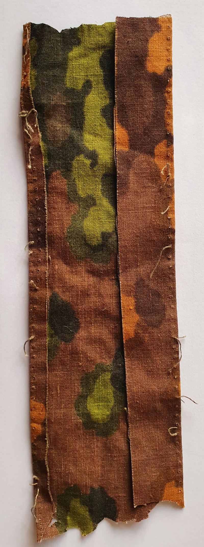 piece or fabric from the waffen ss in oak camo