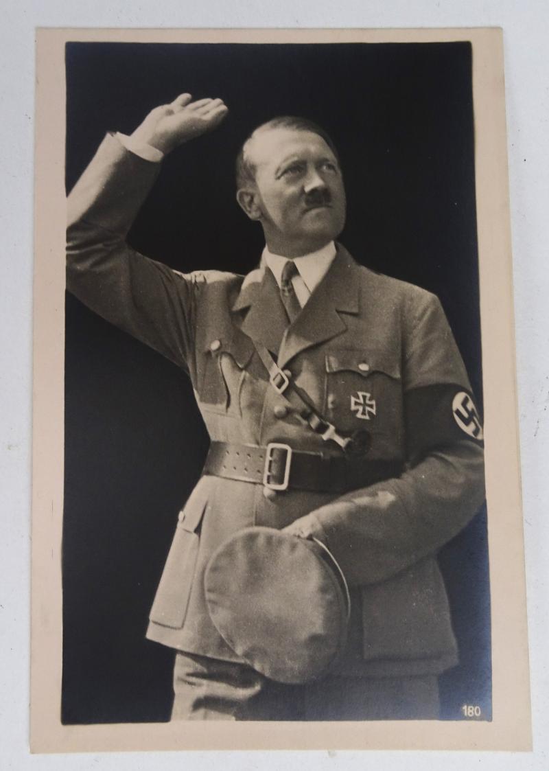 a very rare german ww2 postcard from Adolf hitler