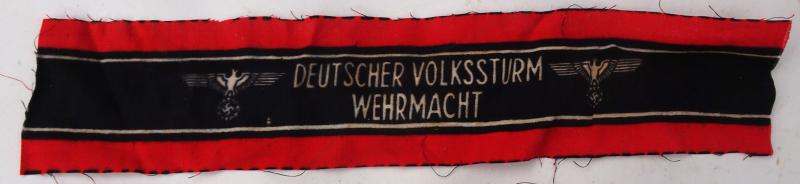a German Volkssturm armband