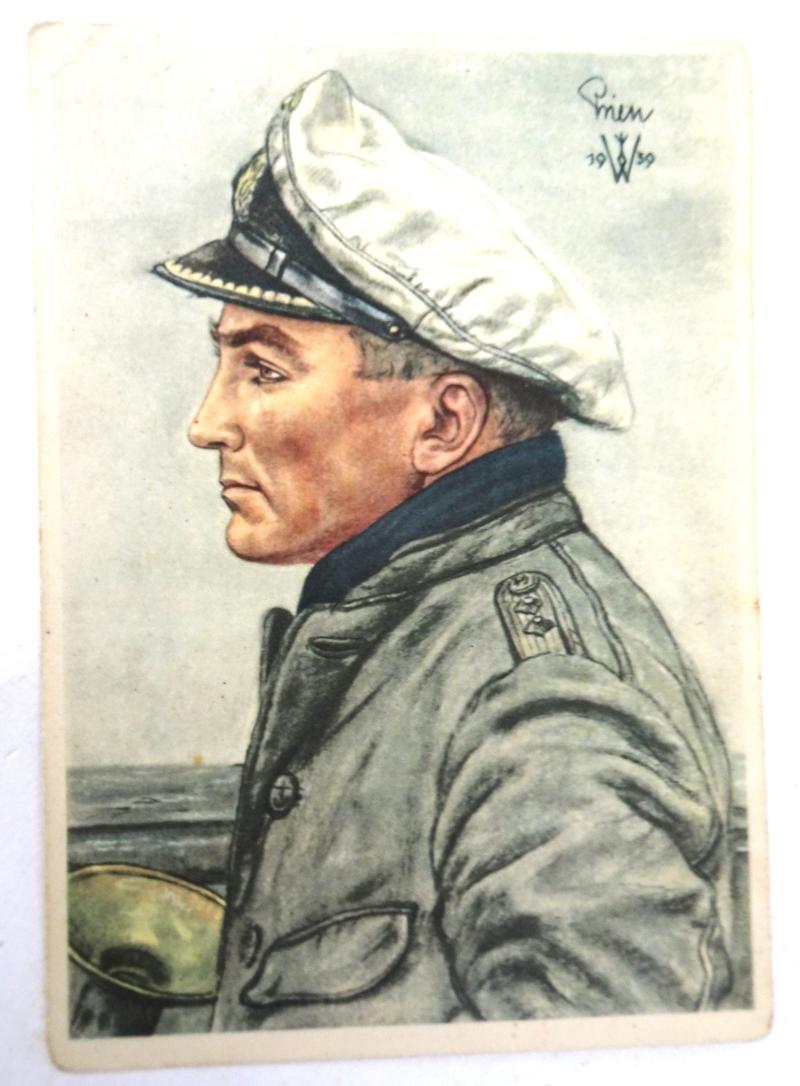 a german ww2 pre-war drawn post card