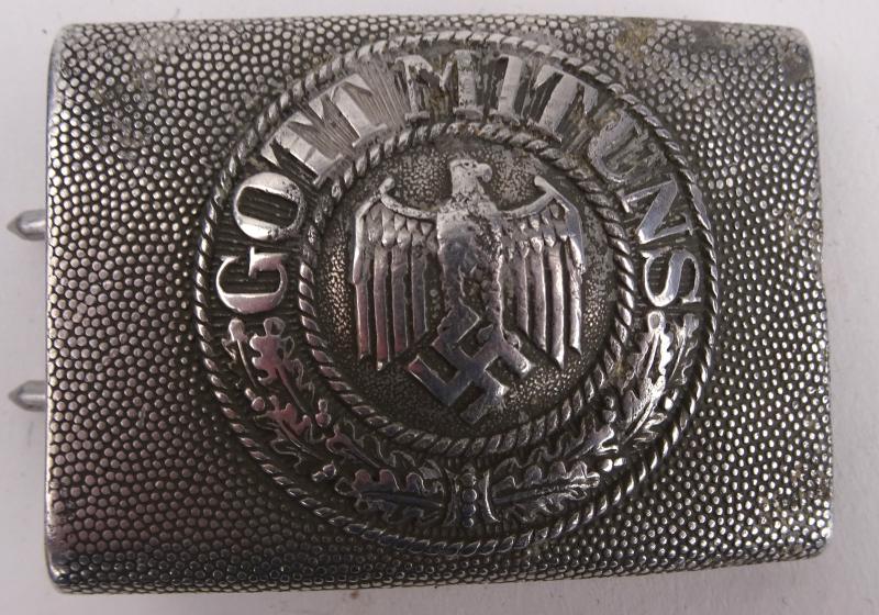 A german  ww2 heer  aluminium buckle