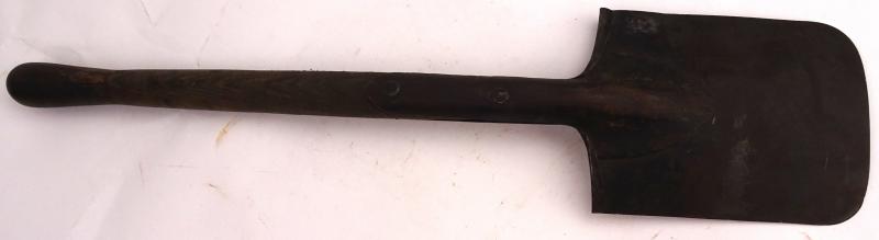 a german ww2 shovel  with a marker