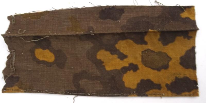 a piece or fabric from the waffen ss in oak camo