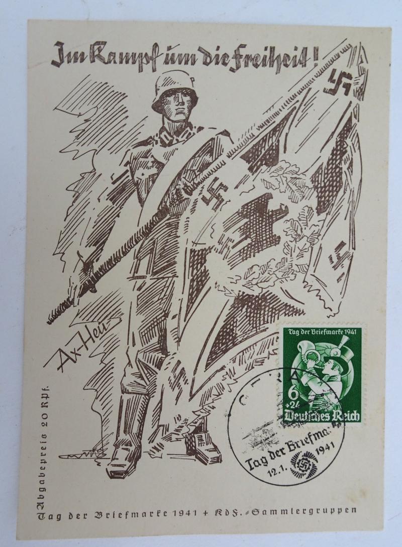 a german ww2 postcard