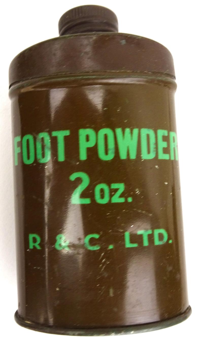 a britisch ww2 foot powder 2 oz