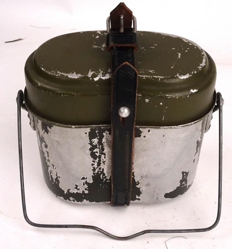 a German Wehrmacht M31 Messtin (or Essgeschirr).