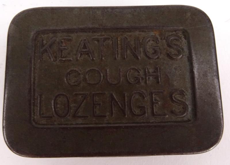 A british ww2 period cough tablets box