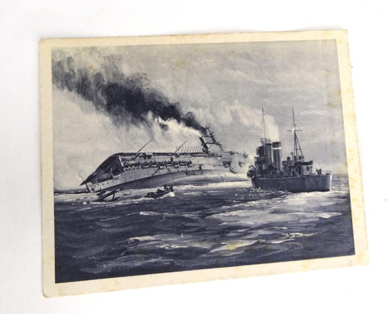a german ww2 pre-war drawn post card