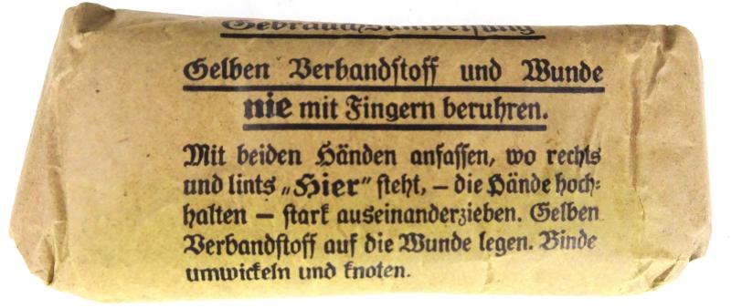 german medice ww2 bandage pack