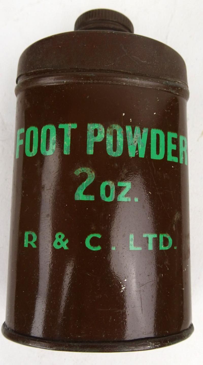a britisch ww2 foot powder 2 oz