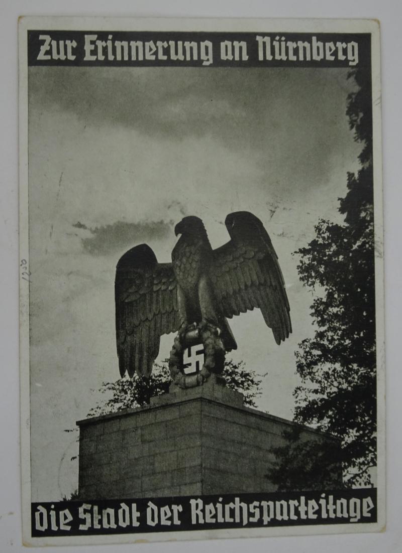 a rare german ww2 pre-war drawn post card