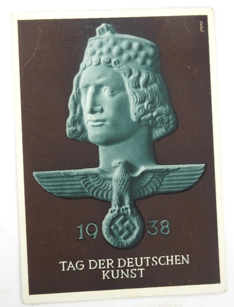 a german ww2 pre-war drawn post card