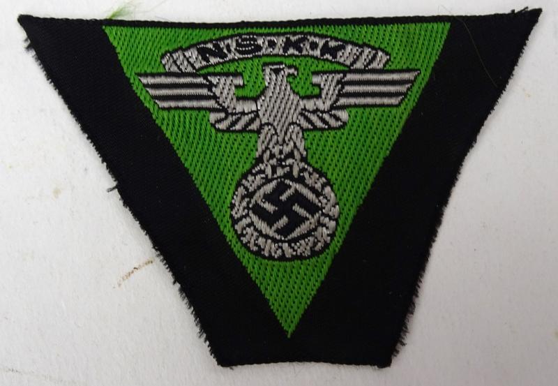 a wehrmacht  ww2 NSKK Bevo Cap Insignia