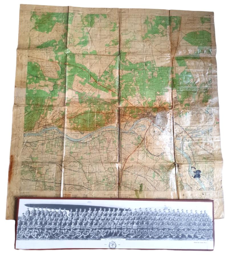 british ww2 map of arnhem/ oosterbeek 44 and a glider pilot regt picture
