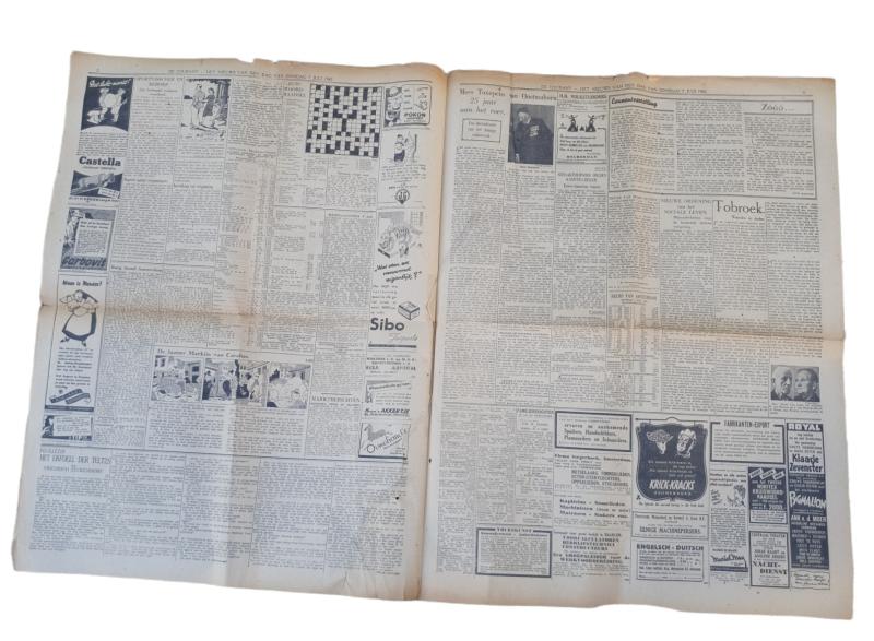 a Dutch ww2 newspaper in nice used condition the 