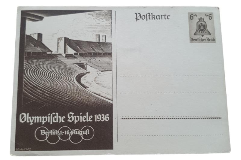 a german ww2 pre-war drawn post card