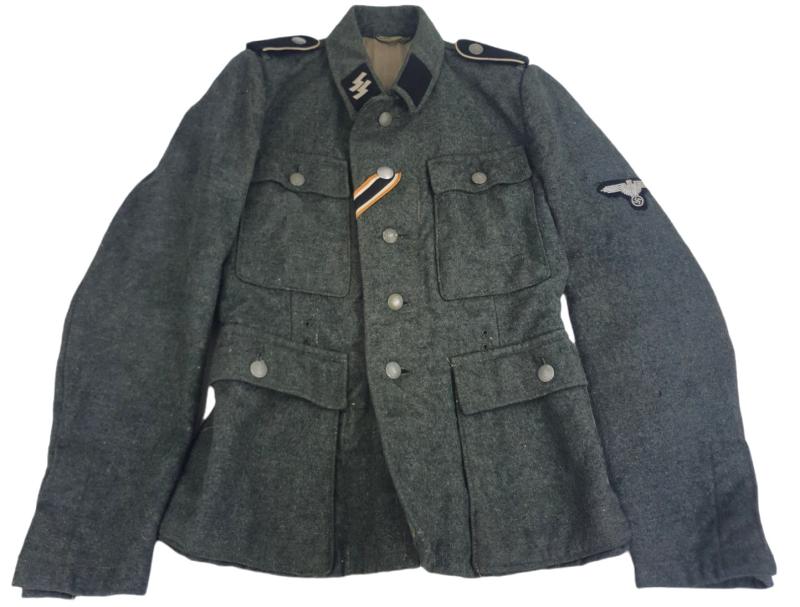 A German Waffen-SS M43 uniform jacket